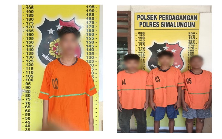Unit Jatanras Polres Simalungun Tangkap 4 Pelaku Pencurian dengan Kekerasan