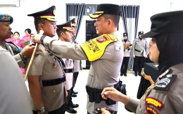 Kapolrestabes Medan Pimpin Sertijab Kasat Lantas