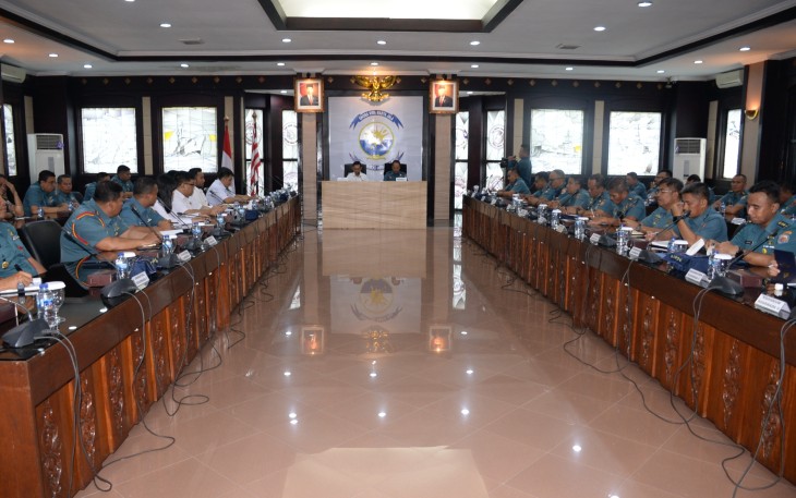 Wadan Lantamal V Menghadiri Entry Meeting BPK RI Mengenai Pemeriksaan Kinerja Opskamla