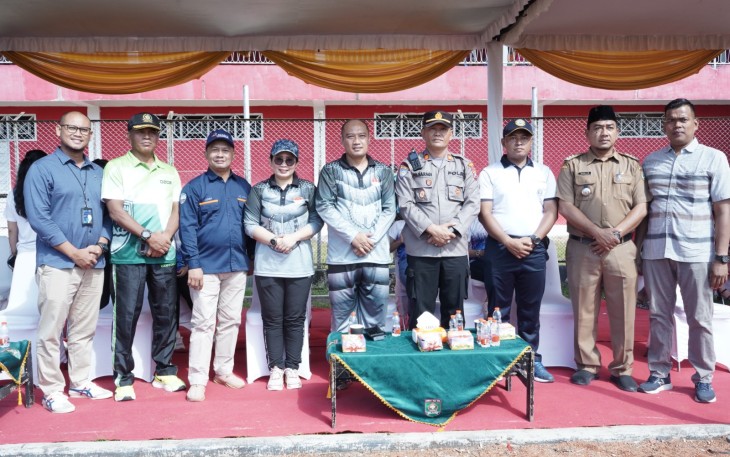 Sambut Hari Bhakti Adhyaksa, Sekda Kabupaten Asahan Ikuti Pembukaan POR