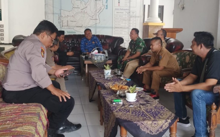 Danramil 0801/04 Tegalombo Ikuti Rakor Bersama Forkopimca