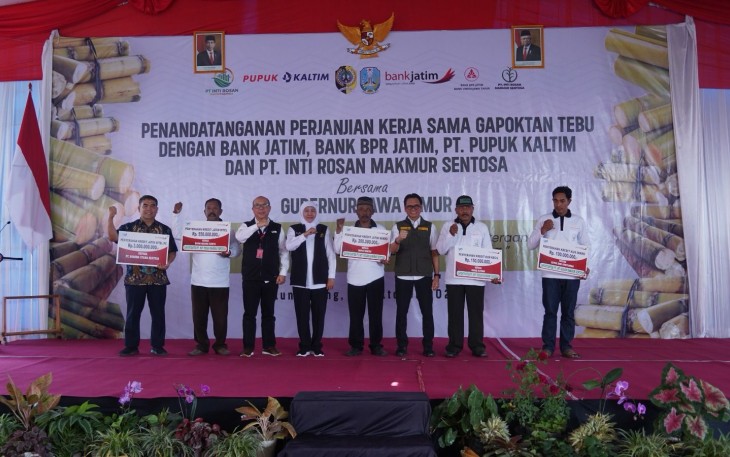 Gapoktan Tebu Tulungagung Dapat Kucuran Kredit Dari Bank Jatim 
