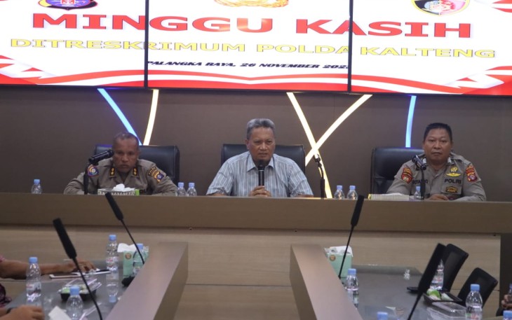Polda Kalteng Sampaikan Pencegahan Kejahatan Dengan Kekerasan Kepada Masyarakat dan Satpam Perbankan