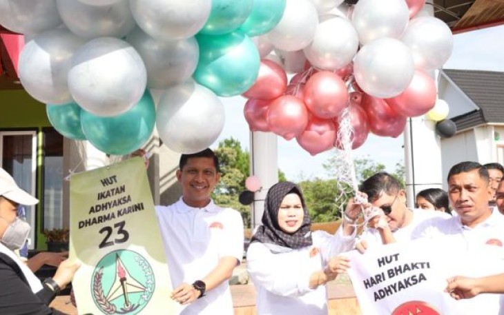 Kapolres Tapanuli Selatan (Tapsel), AKBP Imam Zamroni, SIK, MH, menghadiri pekan olahraga dalam rangka memperingati Hari Bhakti Adhyaksa ke-63 jajaran Kejaksaan Negeri (Kejari) setempat, pada Jumat (14/7/2023)