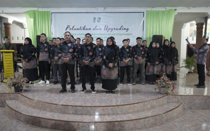Bupati Asahan hadir Pelantikan dan Upgrading HMI