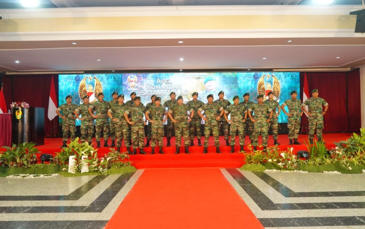 Pangdivif 2 Kostrad saat Ikuti Apel Dansat TNI AD di Magelang