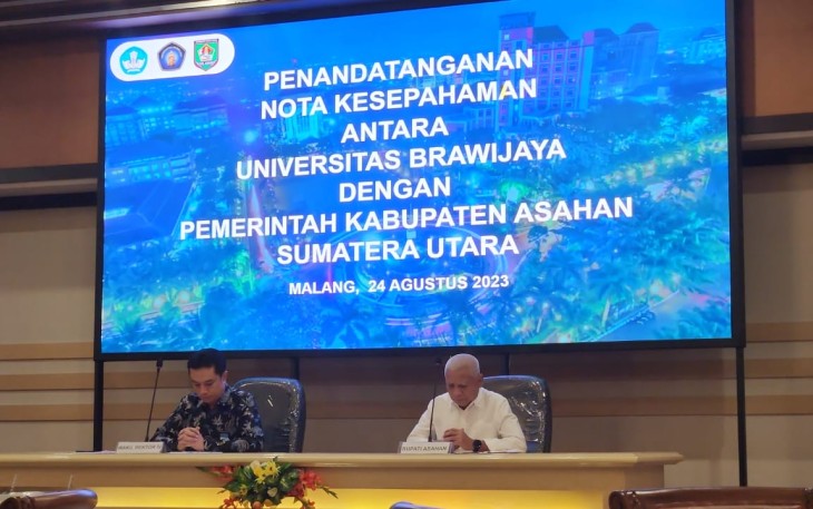 Bupati Asahan Tandatangani MoU dengan Universitas Brawijaya Malang