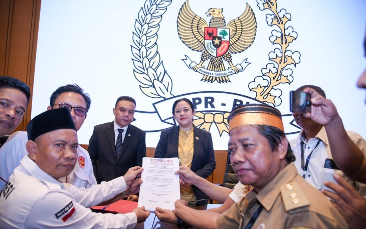 Ketua DPR RI Terima Perwakilan Massa Demo