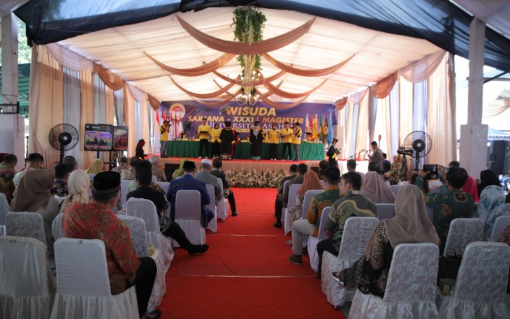 Sekda Kabupaten Asahan Ikuti Prosesi Wisuda Sarjana Angkatan XXXII dan Wisuda Pasca Sarjana Angkatan II UNA Tahun 2023
