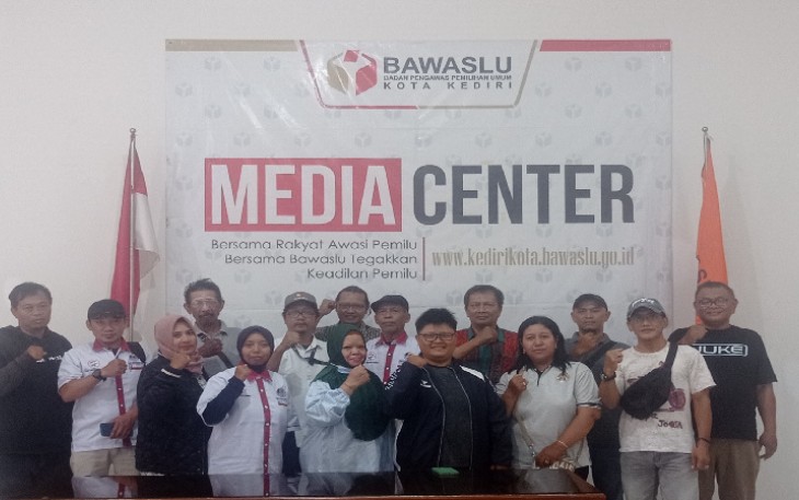 IWOI Kediri Raya Gencar Audiensi dengan Bawaslu dan KPU Kota Kediri
