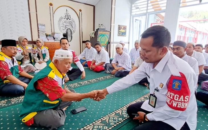 Sosialisasi pentingnya menunaikan zakat, berlangsung di Lapas Kelas III Suliki.