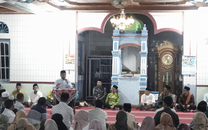 Wagub Audy Joinaldy, ketuai TSR Pemprov Sumbar melakukan kunjungan ke Masjid Nurul Falah Taeh Baruah, Kecamatan Payakumbuh.