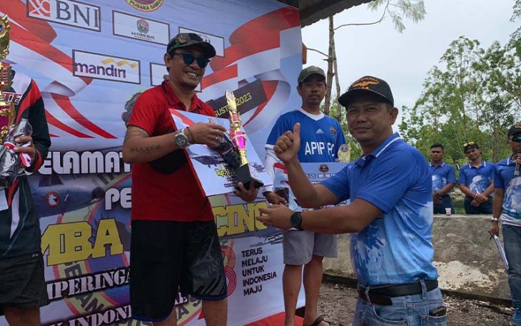 Wing Udara 3 Gelar Lomba Mancing Lele Kali Pertama di Biak Numfor