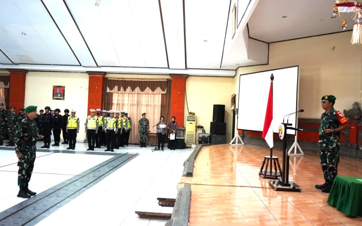 Kodam IX/Udayana Laksanakan Apel Gelar Pasukan Pengamanan VVIP