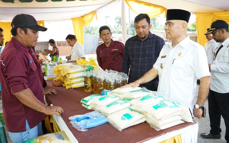 Pemkab Asahan Laksanakan Operasi Pasar Reguler dan Pasar Khusus Jelang Idul Fitri