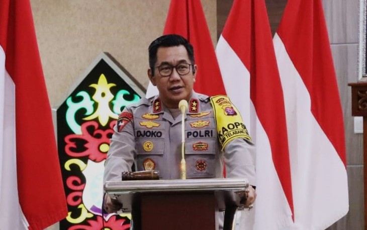 Kapolda Kalteng Irjen Pol Drs Djoko Poerwanto