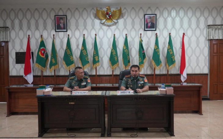 Sahli Pangdam IV/Diponegoro Kunjungi Makorem 071/Wijayakusuma 