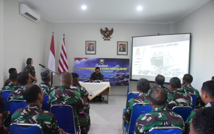 Koarmada III Laksanakan Sosialisasi Petunjuk Penyelenggaraan Operasi Amfibi