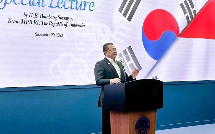 Ketua MPR RI Bamsoet saat Berikan Kuliah Umum di Yeungnam University, Korsel