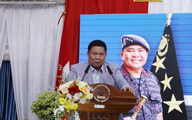 Kepala BNN RI Prof Dr Petrus Reinhard Golose Kunjungi BNNP Bengkulu