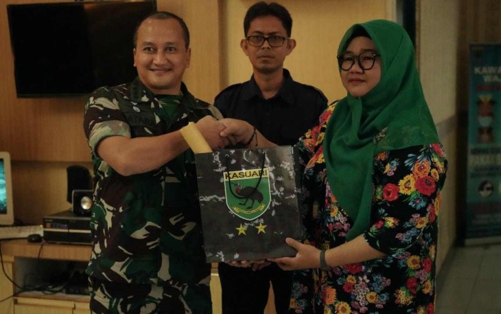 Coffee Morning bersama Insan Pers yang ada diwilayah Papua Barat, di Mapendam XVIII/Kasuari, Trikora, Arfai 1, Manokwari, Selasa (21/3/2023).