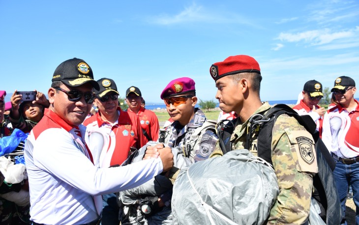 Prajurit Yonmarhanlan VIII Bitung Turut Sukseskan Kasal Cup Water Sport Competition Tahun 2023