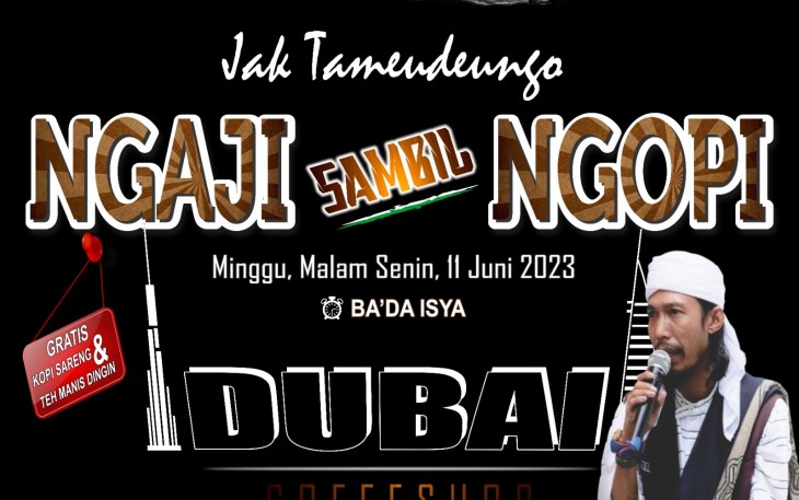 Baytuna Bakal Gelar Ngopi dan Ngaji Bareng Abiya Jeunib di Dubai Coffee Idi