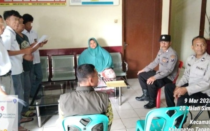 Polsek Sipirok saat Gelar Operasi Kasih Sayang