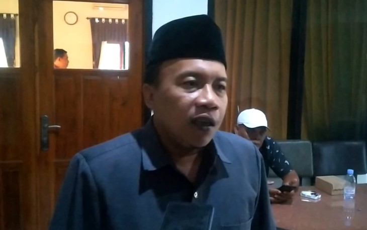 Doding Rahmadi, Wakil Ketua DPRD Kabupaten Trenggalek, saat dikonfirmasi setelah rapat Paripurna, pandangan umum fraksi - fraksi terhadap LKPj Bupati Trenggalek tahun anggaran 2022, Rabu (21/6/2023)