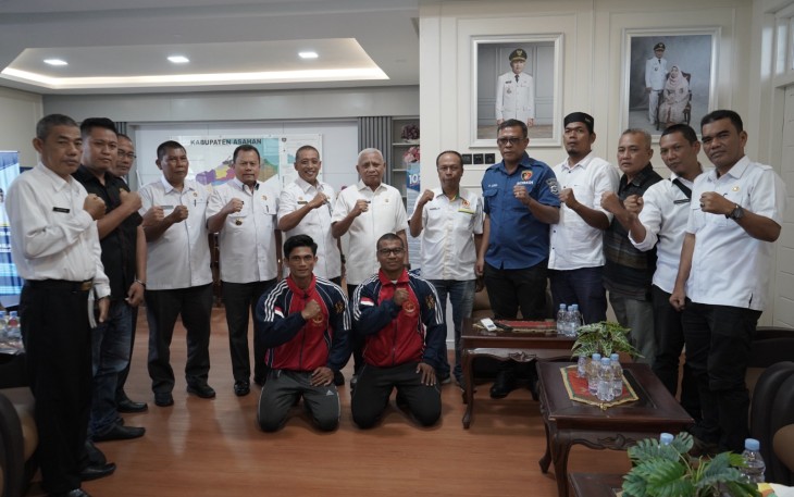 KONI Kabupaten Asahan Audiensi dengan Bupati Asahan