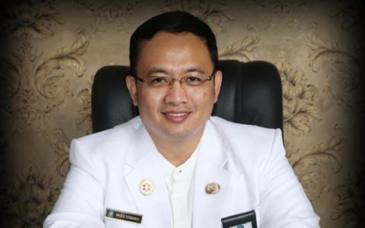 Direktur RSUD RAT, Dr. dr. H.A. Yusmanedi, MMRS, Sp.EM. di Tanjungpinang, Senin (20/11).