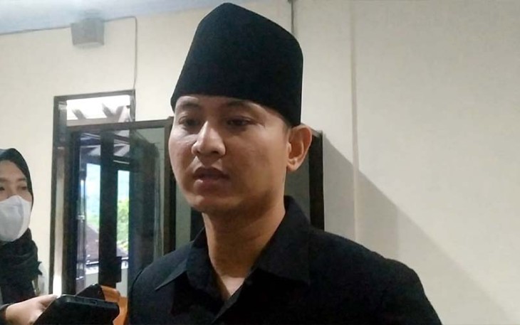 Bupati Trenggalek, Mochamad Nur Arifin, saat dikonfirmasi setelah penyampaian LKPj Tahun Anggaran 2022, di Gedung Graha Paripurna DPRD Kabupaten Trenggalek, Rabu (29/3/2023).