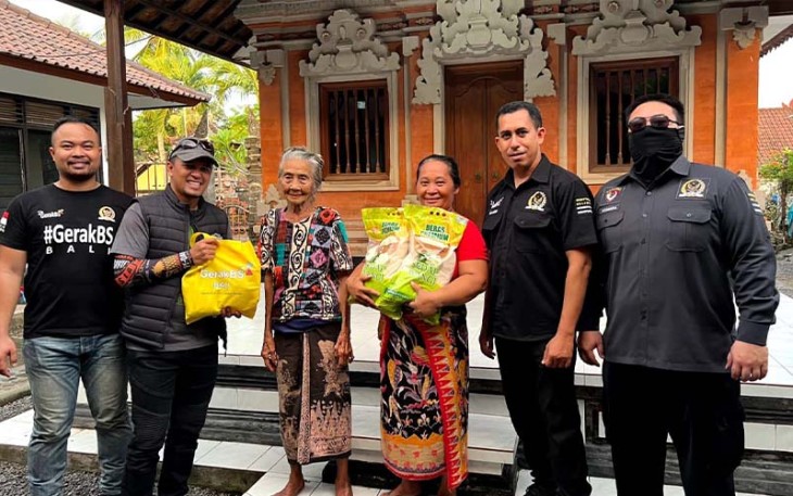 GERAK BS Bali saat Gelar Kegiatan Sosial Kemanusiaan