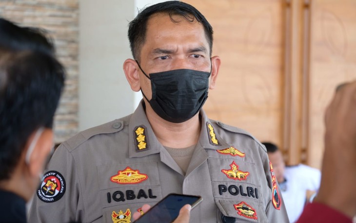 Kabid Humas Polda Jateng Kombes Pol Iqbal Alqudusy saat memberikan keterangan pers 