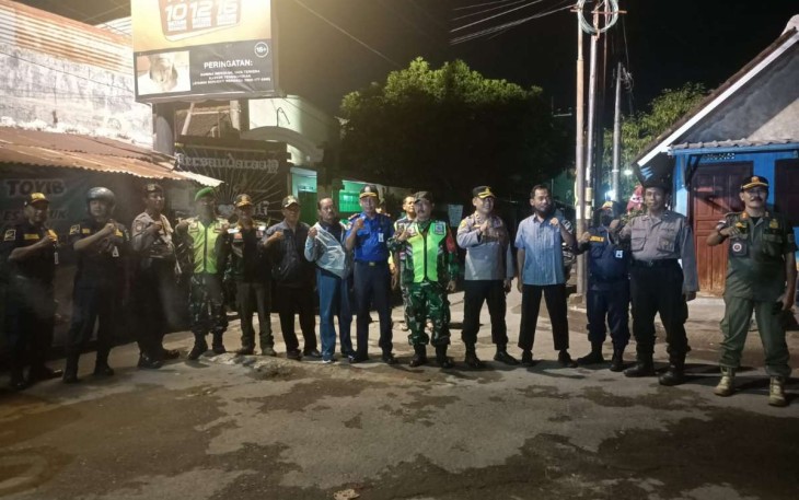 Patroli gabungan di wilayah desa binaan