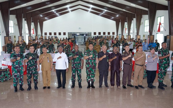 Sosialisasi KOMCAD Kodam Kasuari 