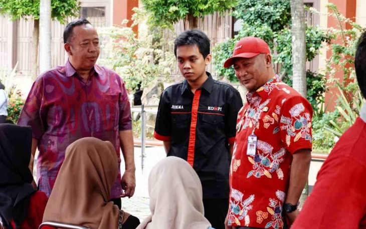 Pj Bupati Pati usai membuka Expo Campus 