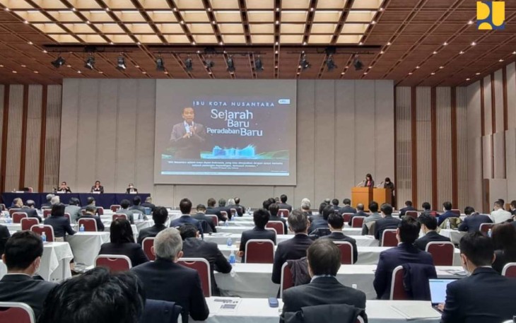 Acara komite ekonomi Jepang Indonesia Keidanren di Tokyo Jepang 