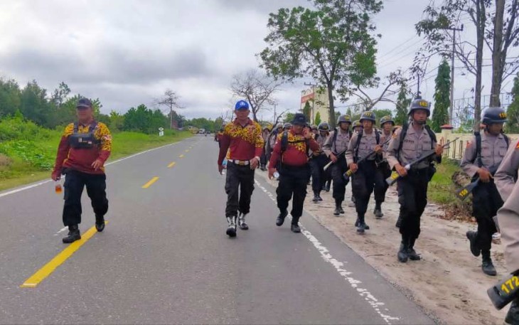 Exspedisi Darat Siswa SPN Polda Kalteng 
