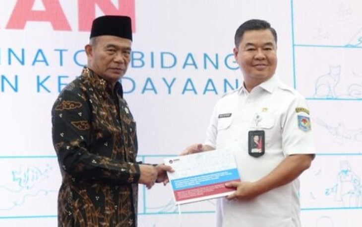 Dirjen Bangda Kemendagri, Teguh Setyabudi menyampaikan dukungan kepada Menko PMK Muhadjir Effendy