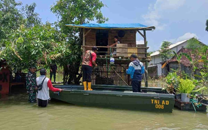 Rumah pohon milik Gunarto sekedar untuk hindari banjir