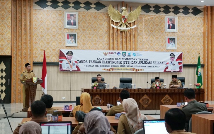 Launching TTE dan Aplikasi Srikandi