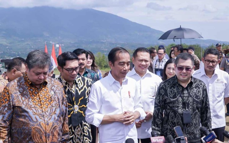 Presiden Joko Widodo meresmikan Kawasan Ekonomi Khusus (KEK) Lido, di Kabupaten Bogor, Provinsi Jawa Barat, pada Jumat, 31 Maret 2023.