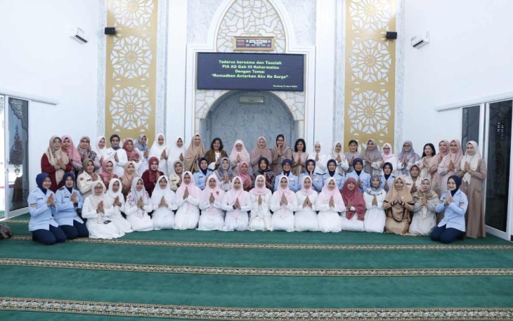 Tadarus bersama PIA Ardhya Garini Gabungan III Koharmatau