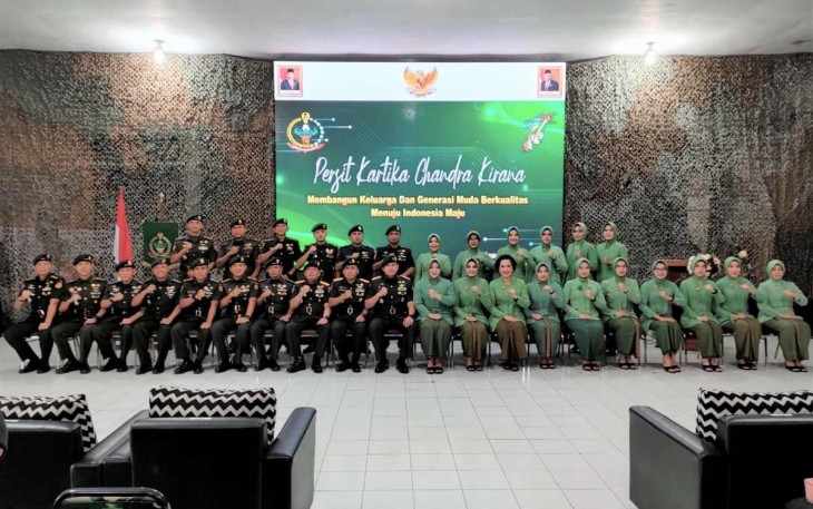 Syukuran HUT Persit KCK ke 77 di Menarmed 2 Kostrad 