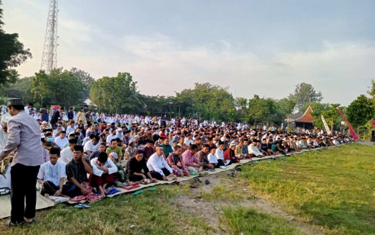 Sholat Ied di Lapangan Sultan Agung Pleret Bantul
