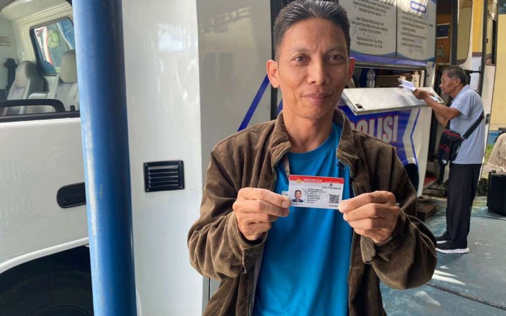 Ahmad Tarmizi usai memperpanjang SIM, Kamis (4/5)
