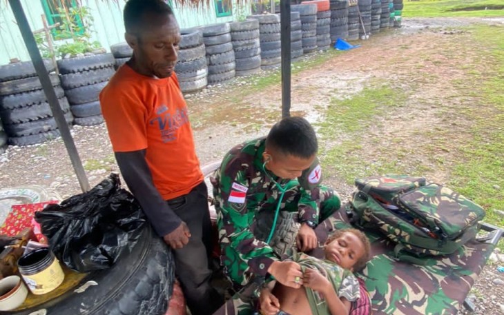 Pelayanan kesehatan masyarakat Elelim dari Satgas 