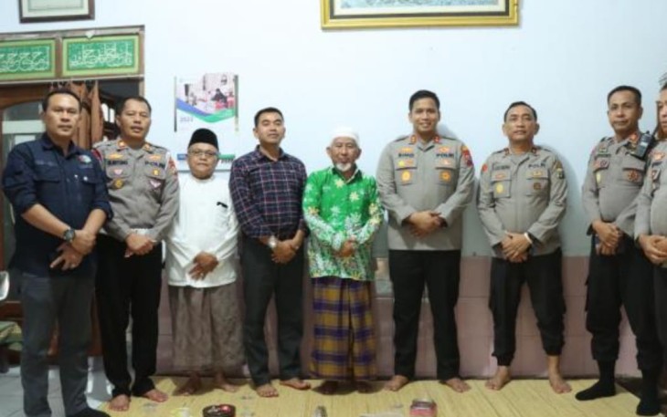 Kapolres Bondowoso Bimo Ariyanto silahturahmi ke pengasuh Ponpes Nurut Tholabah