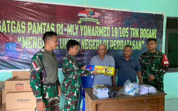 Baksos kesehatan diwilayah desa binaan perbatasan 